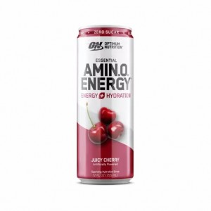 Optimum Nutrition ESSENTIAL AMIN.O. ENERGY+ Electrolytes Sparkling Juicy Cherry 355ml * 12 Cans (12 Servings) Colombia | 0695EIJFM