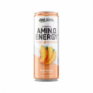 Optimum Nutrition ESSENTIAL AMIN.O. ENERGY+ Electrolytes Sparkling Peach Bellini 355ml * 12 Cans (12 Servings) Colombia | 8250QWVMO