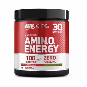 Optimum Nutrition Essential AMIN.O. Energy Strawberry Lime 270 grams (30 Servings) Colombia | 3052RQJAD