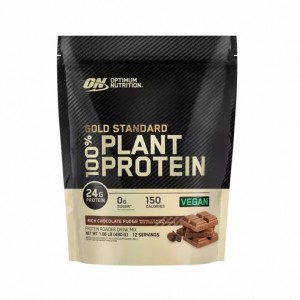 Optimum Nutrition GOLD STANDARD® 100% Plant Rich Chocolate Fudge 1.06 lb (12 Servings) Colombia | 2489EPBFY