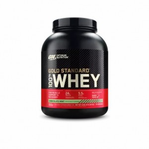 Optimum Nutrition GOLD STANDARD 100% WHEY™ Chocolate Mint 5 lb (70 Servings) Colombia | 1586FEBYD