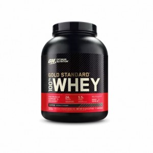 Optimum Nutrition GOLD STANDARD 100% WHEY™ Coffee 5 lb (71 Servings) Colombia | 2034VIGJR