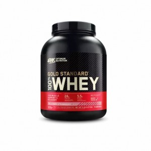 Optimum Nutrition GOLD STANDARD 100% WHEY™ Delicious Strawberry 5 lb (73 Servings) Colombia | 4905NXZWC