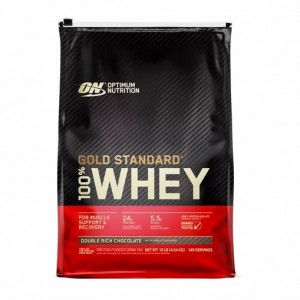 Optimum Nutrition GOLD STANDARD 100% WHEY™ Double Rich Chocolate 10 lb (149 Servings) Colombia | 4317RLPJX