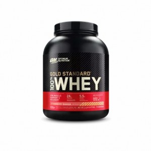 Optimum Nutrition GOLD STANDARD 100% WHEY™ Strawberry Banana 5 lb (75 Servings) Colombia | 6984QEPGK