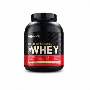 Optimum Nutrition GOLD STANDARD 100% WHEY™ Vainilla Ice Cream 5 lb (73 Servings) Colombia | 6507VROXS