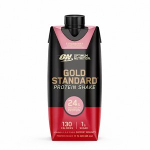 Optimum Nutrition GOLD STANDARD® Ready To Drink Protein Shake *new* Strawberry 12 Cartons (12 Servings) Colombia | 6493ZTYNE