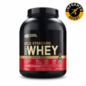 Optimum Nutrition Gold Standard 100% Whey - Elite Series Delicious Strawberry 2.27 kg Colombia | 4152WPENM