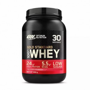 Optimum Nutrition Gold Standard 100% Whey Proteina Delicious Strawberry 900 grams (30 Servings) Colombia | 0497MSHDZ