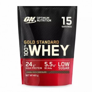 Optimum Nutrition Gold Standard 100% Whey Proteina Double Rich Chocolate 465 grams (15 Servings) Colombia | 4351NSQOK