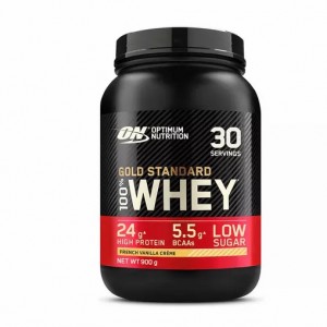 Optimum Nutrition Gold Standard 100% Whey Proteina French Vainilla 900 grams (30 Servings) Colombia | 8905HLXYJ