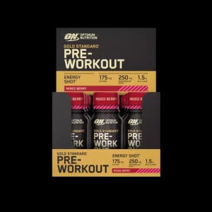 Optimum Nutrition Gold Standard Pre-Workout Shot Mixed Berry 720 ml (12 pieces) Colombia | 8512PVHXI