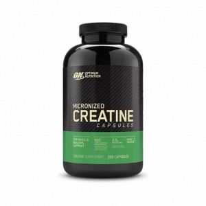 Optimum Nutrition Micronized Creatine Capsules 200 Capsules (100 Servings) Colombia | 7085NWOMJ