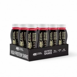 Optimum Nutrition Optimum Protein Shake Strawberry 6000 ml (12 bottles) Colombia | 7234XZOCM