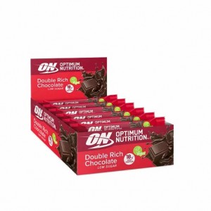 Optimum Nutrition Plant Protein Bar Double Rich Chocolate 720 grams (12 Bars) Colombia | 4103UYWLC