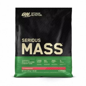 Optimum Nutrition Serious Mass Gainer Strawberry 5.45 kg (16 Servings) Colombia | 9521MRGDO