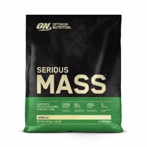 Optimum Nutrition Serious Mass Gainer Vainilla 5.45 kg (16 Servings) Colombia | 8592VAFCJ