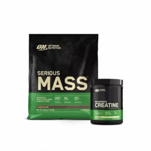 Optimum Nutrition Serious Mass & Creatine Stack Chocolate Colombia | 0835RWNVF