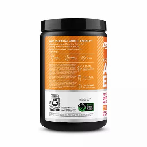 Optimum Nutrition ESSENTIAL AMIN.O. ENERGY® *new* Peach Mango Tango - Notify Me 0.6 lb - Notify me Colombia | 1780ORQPN