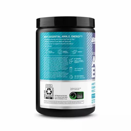 Optimum Nutrition ESSENTIAL AMIN.O. ENERGY® *new* Rainbow Sherbet - Notify Me 0.6 lb - Notify me Colombia | 8720PMOLQ