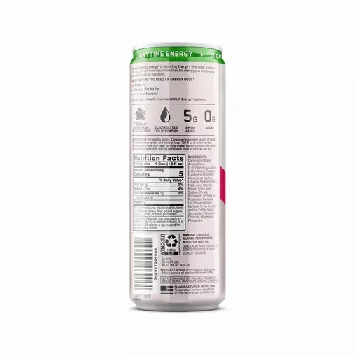 Optimum Nutrition ESSENTIAL AMIN.O. ENERGY+ Electrolytes Sparkling *new* Cocoberry Breeze 355ml * 12 Cans (12 Servings) Colombia | 2648YCIFJ