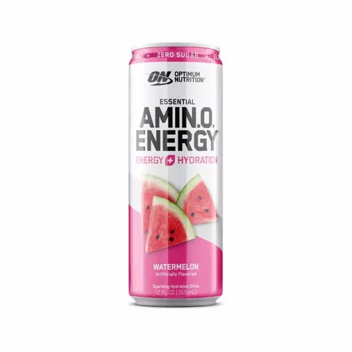 Optimum Nutrition ESSENTIAL AMIN.O. ENERGY+ Electrolytes Sparkling Watermelon 355ml * 12 Cans (12 Servings) Colombia | 6247PRUZC