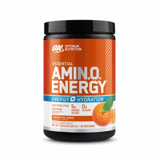 Optimum Nutrition Essential AMIN.O. ENERGY + Electrolytes Tangerine Wave 0.63 lb (30 Servings) Colombia | 5718FJRYZ