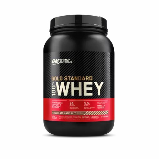 Optimum Nutrition GOLD STANDARD 100% WHEY™ Chocolate Hazelnut 2 lb (27 Servings) Colombia | 2163ZYKET