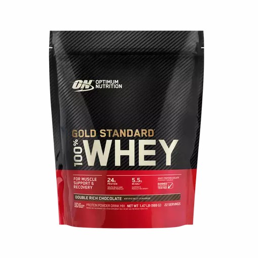 Optimum Nutrition GOLD STANDARD 100% WHEY™ Double Rich Chocolate 1.5 lb (22 Servings) Colombia | 6314KGFZA