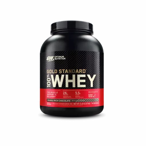 Optimum Nutrition GOLD STANDARD 100% WHEY™ Double Rich Chocolate 5 lb (74 Servings) Colombia | 2853XAFNU