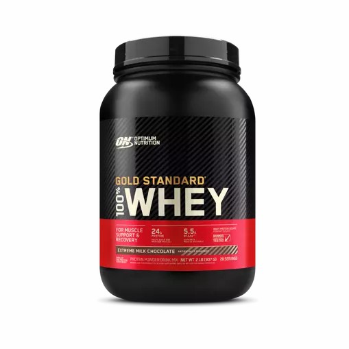 Optimum Nutrition GOLD STANDARD 100% WHEY™ Extreme Milk Chocolate 2 lb (28 Servings) Colombia | 9041AUTDS