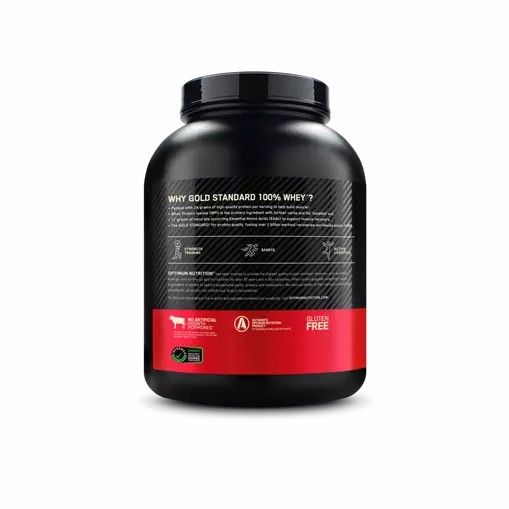 Optimum Nutrition GOLD STANDARD 100% WHEY™ Strawberries & Cream 5 lb (73 Servings) Colombia | 6829GCYTL