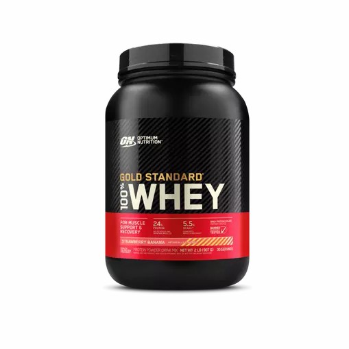 Optimum Nutrition GOLD STANDARD 100% WHEY™ Strawberry Banana 2 lb (30 Servings) Colombia | 8049LUCRK