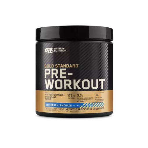 Optimum Nutrition GOLD STANDARD® Pre-Workout Blueberry Lemonade 0.66 lb (30 Servings) Colombia | 9475XPHMY