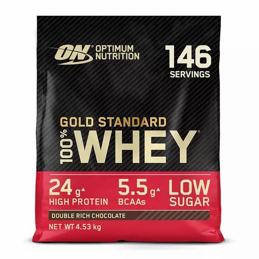 Optimum Nutrition Gold Standard 100% Whey Proteina Double Rich Chocolate 4.53 kg (146 Servings) Colombia | 6580KIQLS