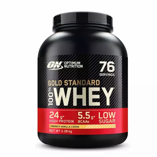 Optimum Nutrition Gold Standard 100% Whey Proteina French Vainilla 2.28 kg (76 Servings) Colombia | 6450GYUOK