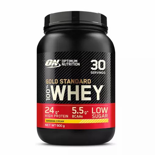 Optimum Nutrition Gold Standard 100% Whey Proteina Banana Cream 900 grams (30 Servings) Colombia | 5308KHOCE