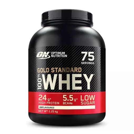 Optimum Nutrition Gold Standard 100% Whey Proteina Unflavoured 2.25 kg (75 Servings) Colombia | 4637UXQPH