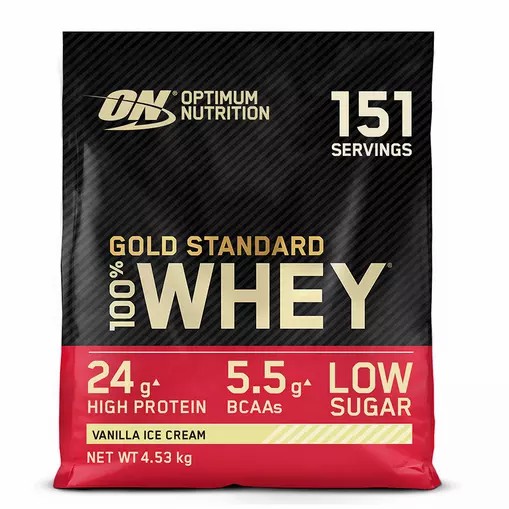 Optimum Nutrition Gold Standard 100% Whey Proteina Vainilla Ice Cream 4.53 kg (151 Servings) Colombia | 5831MEKWH