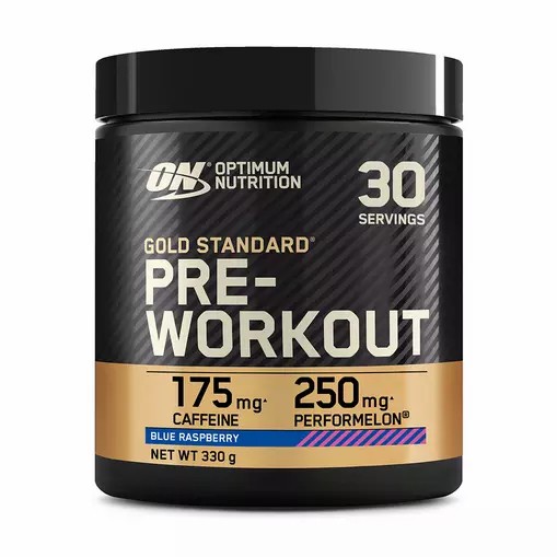 Optimum Nutrition Gold Standard Pre-Workout Blue Raspberry 330 grams (30 Servings) Colombia | 4139YGDHU