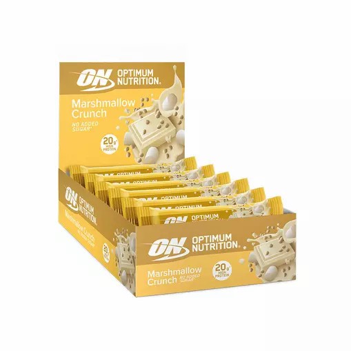 Optimum Nutrition Marshmallow Crunch Protein Bar Elite 650 grams (10 Bars) Colombia | 6095ADNHX