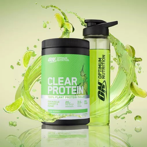 Optimum Nutrition ON Clear Protein 100% Plant Protein Isolate Lime Sorbet 280 grams (10 Servings) Colombia | 2061IZXME