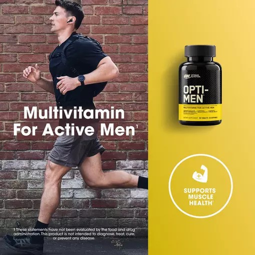 Optimum Nutrition OPTI-MEN® Multivitamin Tablets 90 Tablets (30 Servings) Colombia | 1964ISORF