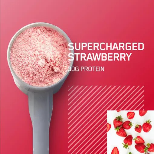 Optimum Nutrition PLATINUM HYDROWHEY™ Supercharged Strawberry 1.76 lb (20 Servings) Colombia | 1482CRULA