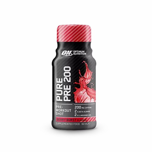 Optimum Nutrition Pure Pre 200 Pre-Workout Shot Berry 60ml (12 shots) Colombia | 4162MARUI