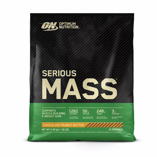 Optimum Nutrition Serious Mass Chocolate Peanut Butter 5.45 kg (16 Servings) Colombia | 1960XGWRA